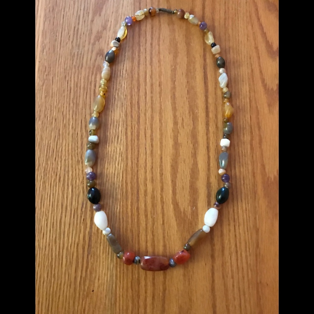 Vintage Multi Stone Necklace